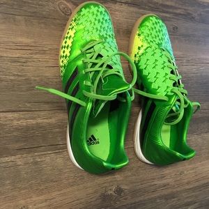 Adidas predator indoor soccer shoes.